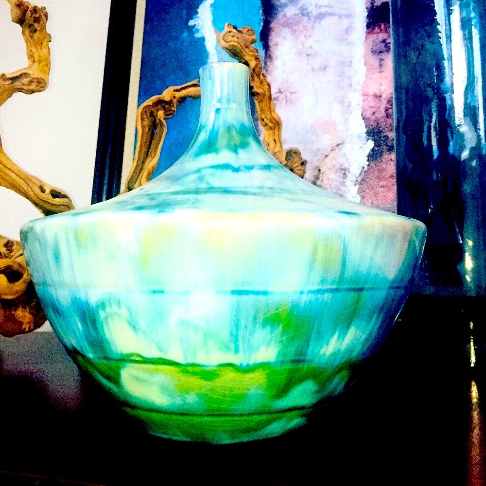 Vintage Mid Century Studio 70s art ceramic pottery vintage handmade